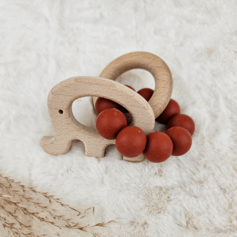 Chewies rattle olifant clay