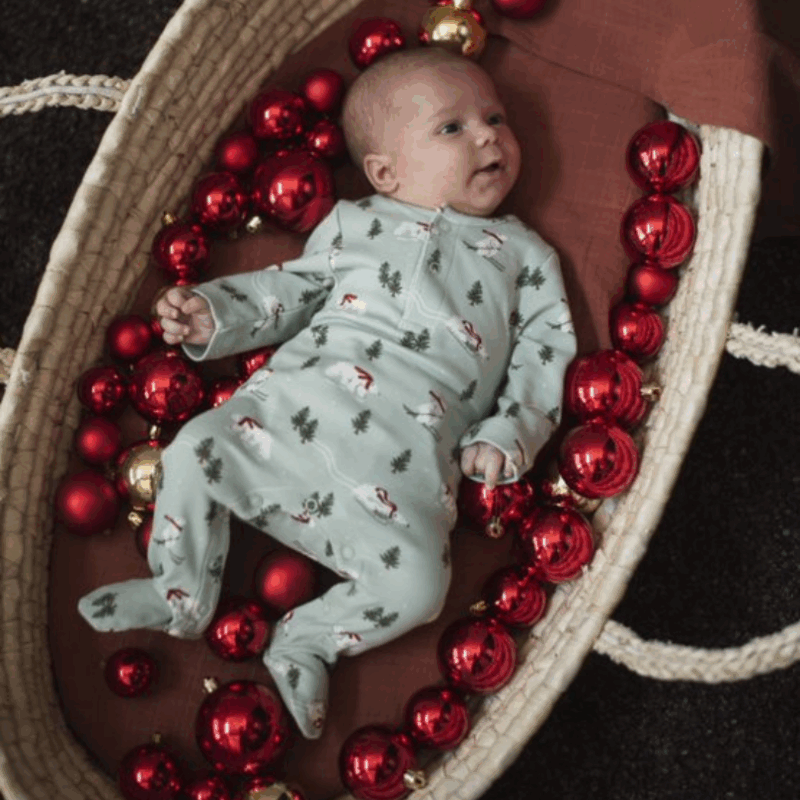 Christmas Onesie met voetjes