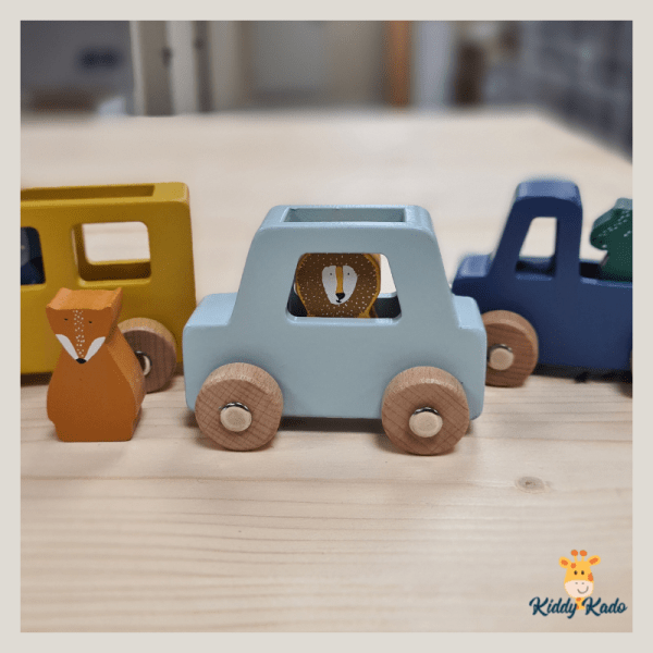 Trixie houten dierenauto set