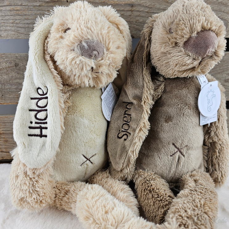 Rabbit Richie 38 cm met naam geborduurd - Happy Horse