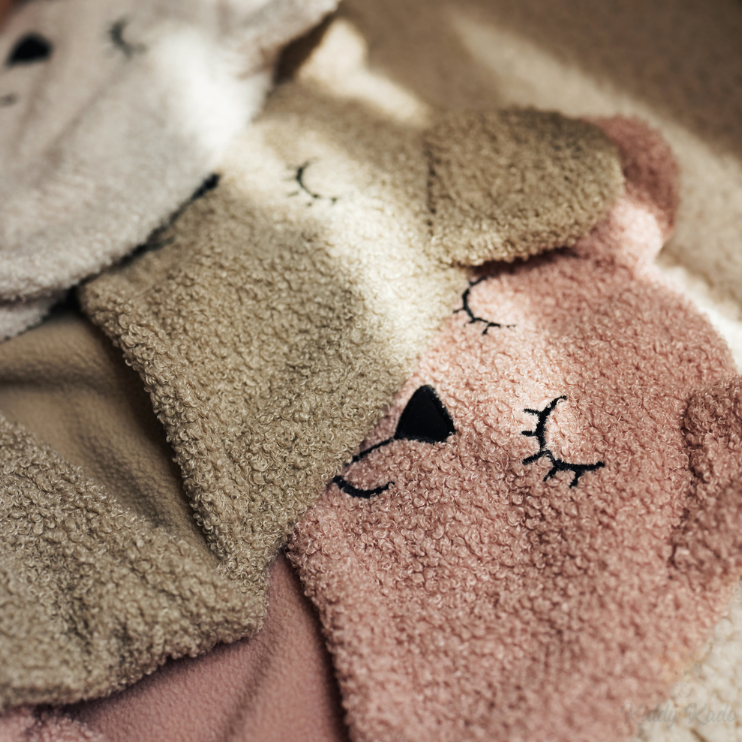 Wikkeldeken Bear Boucle met naam geborduurd