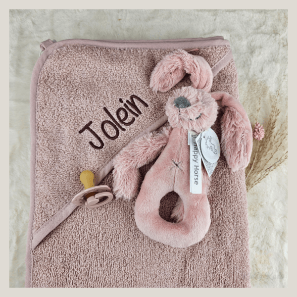 Cadeauset badcape Wild Rose XL