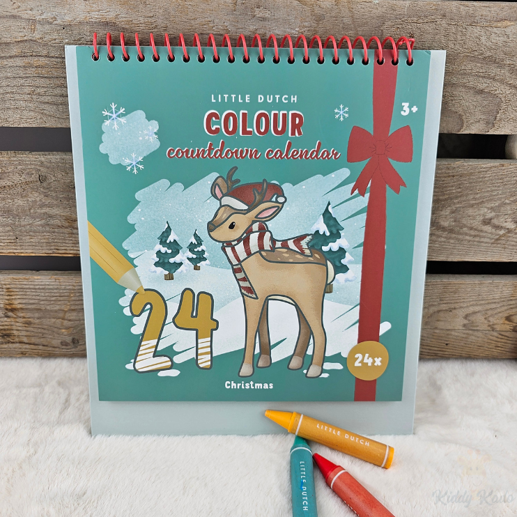 Kleurboek Advent Kalender - Little Dutch