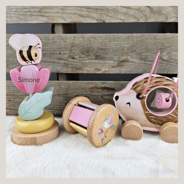 Giftset hout Fairy garden met naam