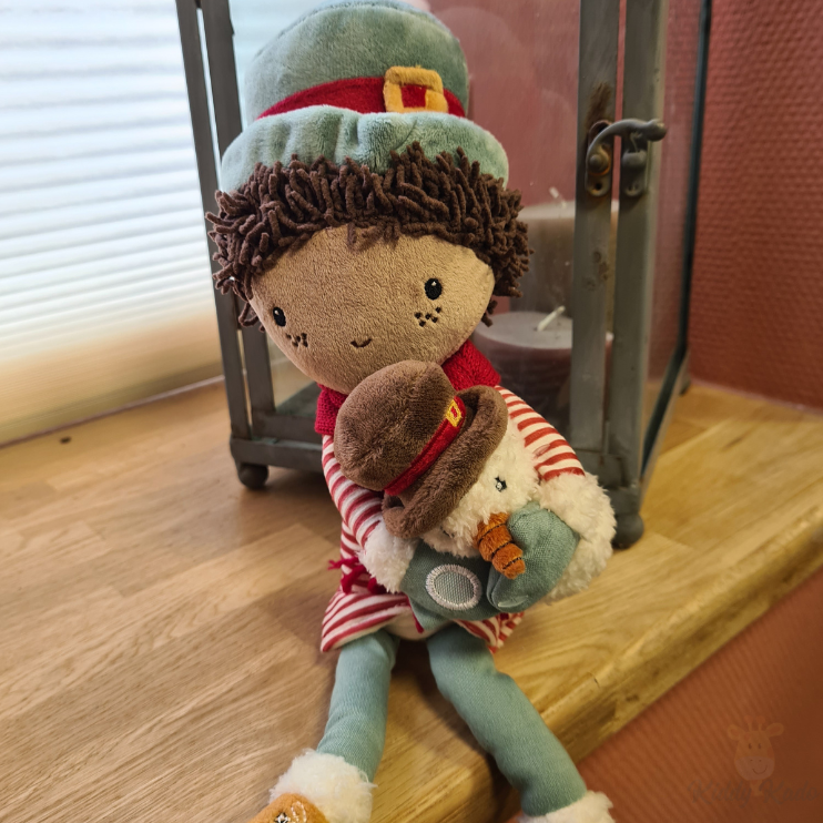Knuffelpop kerst Jake - Little Dutch