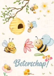 kaart beterschap bij