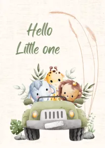 Kaartje hello Little One