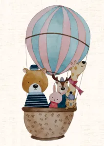 kaartje Neutraal Ballon