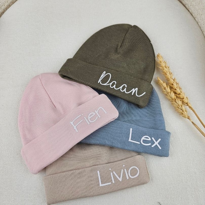 Babymuts met naam