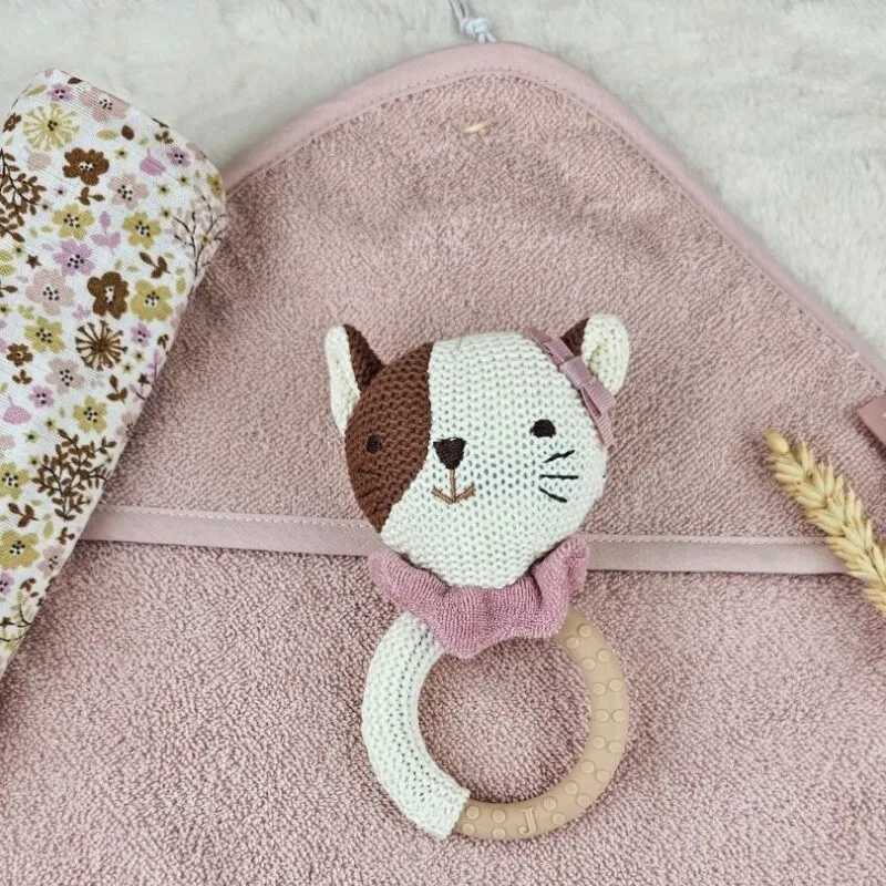 Bijtring Jill , zachte siliconen bijtring van een poes