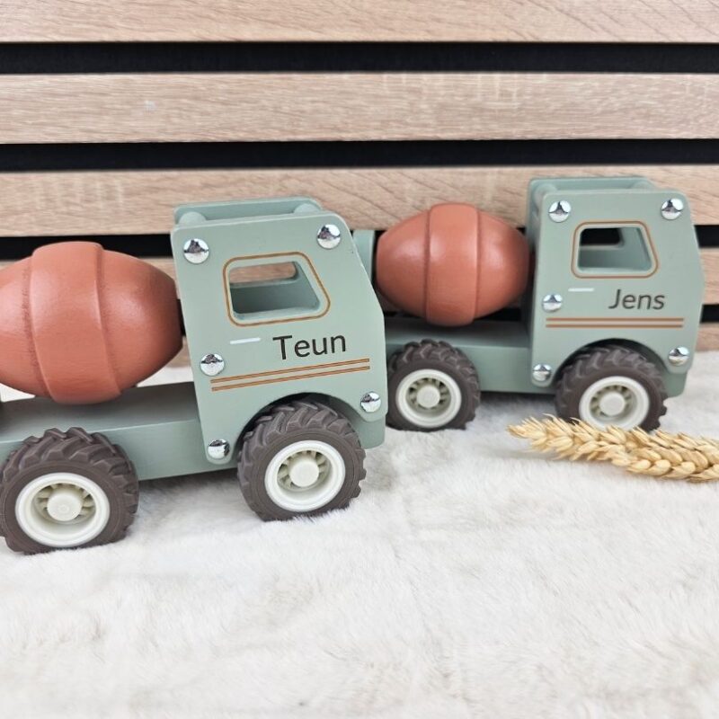 Little Dutch Betonwagen met naam gegraveerd