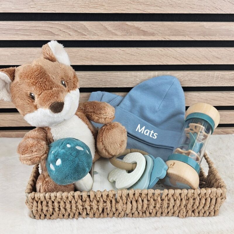 Cadeaumand vos met naam