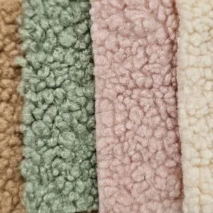 Teddy Naamslinger Bruin | Roze | Creme | Groen