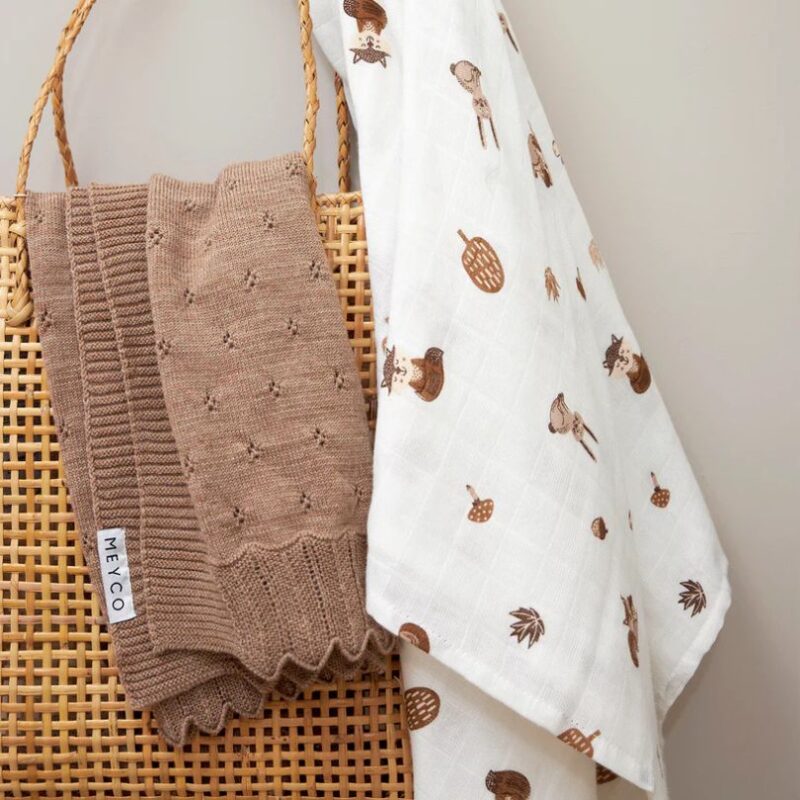 Hydrofiele doeken Forest Animals Toffee