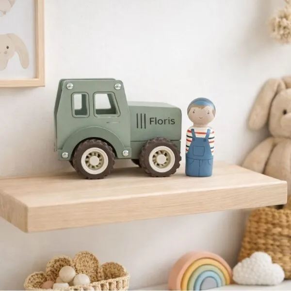 Little Dutch houten Tractor met naam