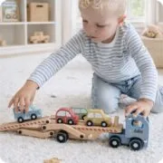 Houten transportwagen - Little Dutch