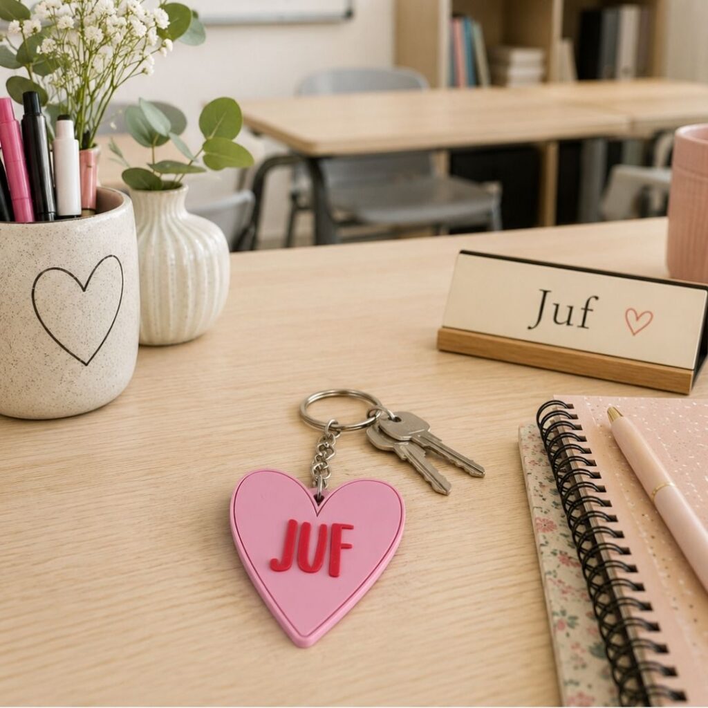 sleutelhanger Juf